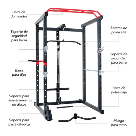 Jaula Power Rack Atletis Force Line 300