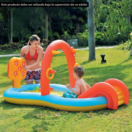 Piscina con Centro de Juegos 148Lts 104x124x225cm