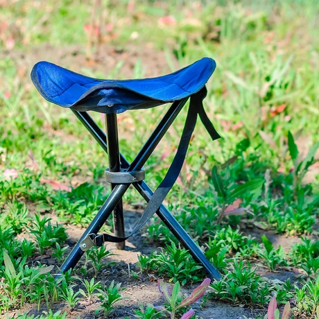 Piso Camping Trípode Plegable Azul
