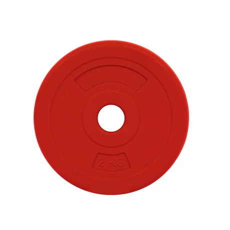 Disco de Cemento 2 Kg para Barra PVC Rojo
