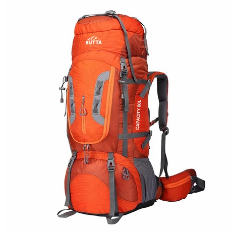 Mochila Outdoor 80 Litros Naranjo