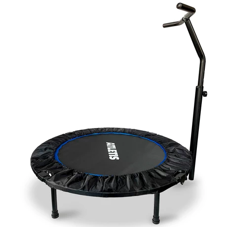 Trampolín con barra 1.02mts Pro Fitness Azul