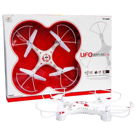 Drone UFO Venture Blanco Acrobacias Resistente