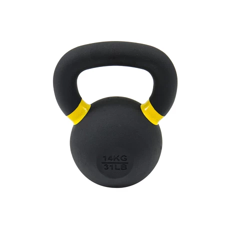 Kettlebell de Hierro Fundido 14 Kg Negro