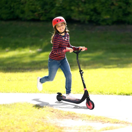 Scooter Eléctrico Faro y Altura Ajustable Rosado - vista alternativa