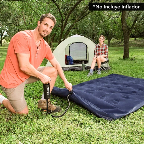 Colchoneta Inflable 22x137x191 cm Azul