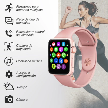 Reloj Inteligente Smartwatch G63L Rosa