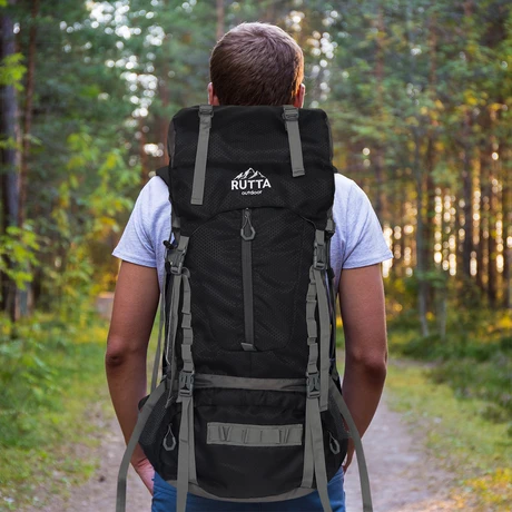 Mochila Camping 75L Negro