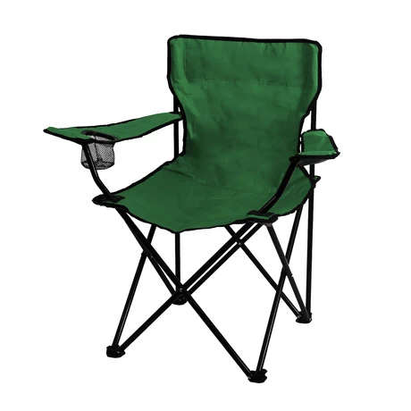 Silla Camping con Apoyabrazos Verde