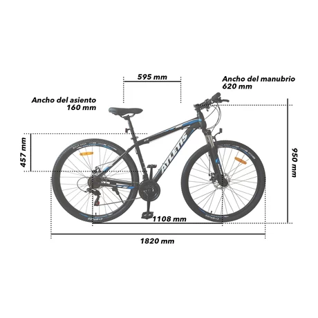 Bicicleta Mountain Bike Tomzak 29
