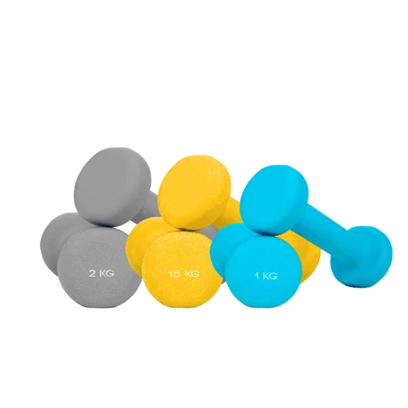 Set De Mancuernas De 9 Kg Recubiertas Con Neopreno
