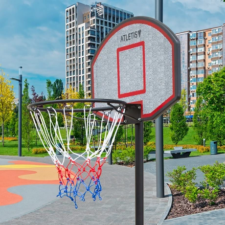 Aro de Basquetball Altura Ajustable 2.1 mt Gris