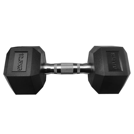 Mancuerna Hexagonal 12,5 Kg Negro