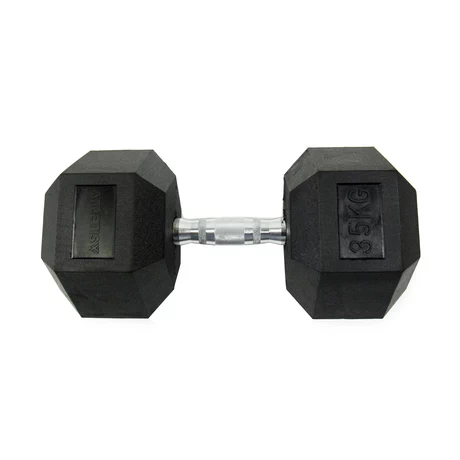Mancuerna Hexagonal 35 Kg Negro