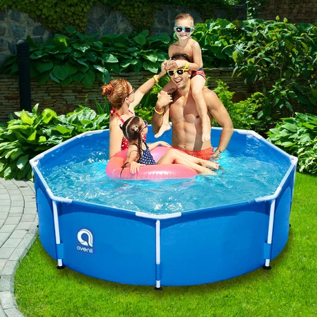 Piscina Redonda Estructural 4383 Lt Celeste