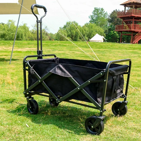 Carrito Camping Plegable Negro