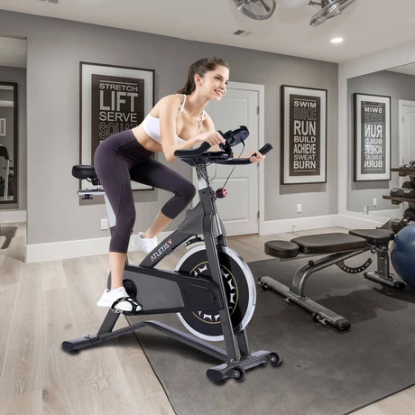 Bicicleta Spinning Sport Volante 10 Kg Gris