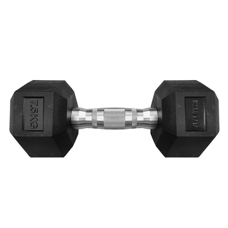 Mancuerna Hexagonal 7,5 Kg Negro