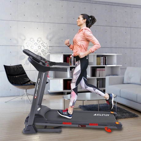 Trotadora Eléctrica Plegable Inclinación Manual AT420