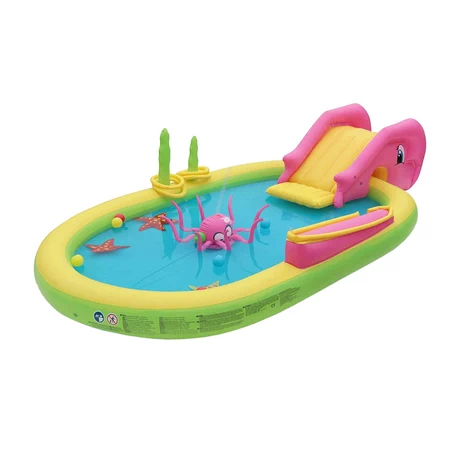 Piscina con Centro de Juegos Animal 256Lts 55x298x165 cm
