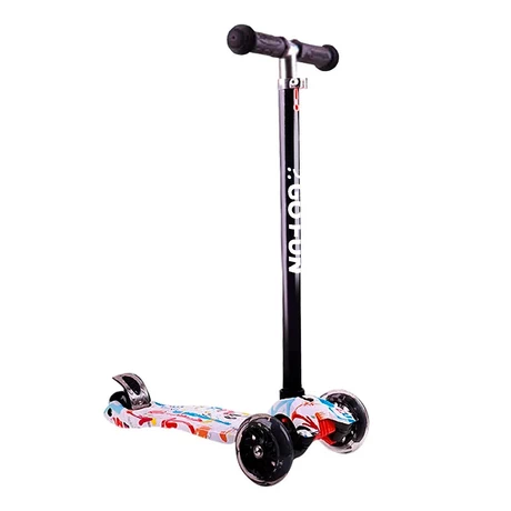 Scooter Ajustable Light Wheels Go Fun Blanco