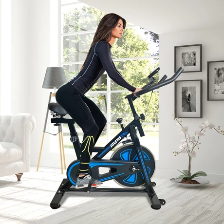 Bicicleta Spinning Racing Fitness Volante 5 Kg Negro
