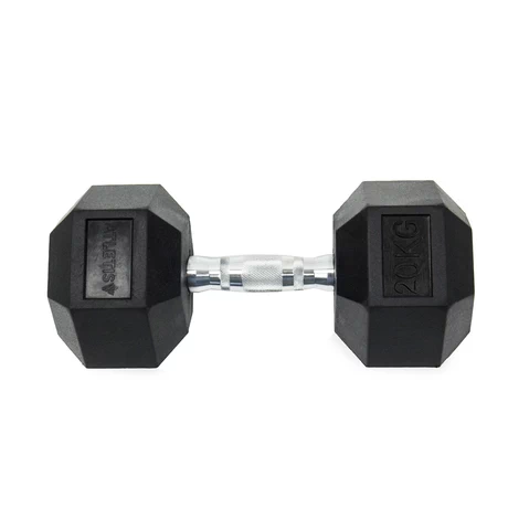 Mancuerna Hexagonal 20 Kg Negro