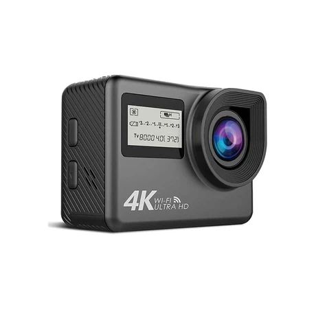 Cámara Deportiva 4K con WiFi y Touch AC-133 Negro