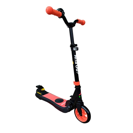 Scooter Eléctrico con Bocina y Luz Plegable Rojo