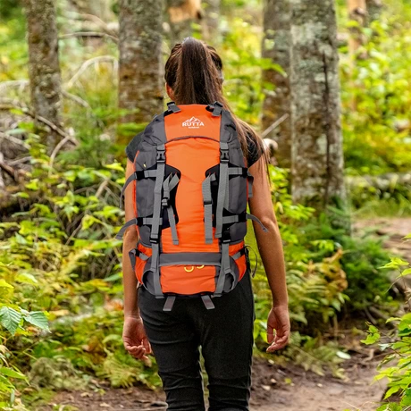Mochila Camping 80L Naranjo