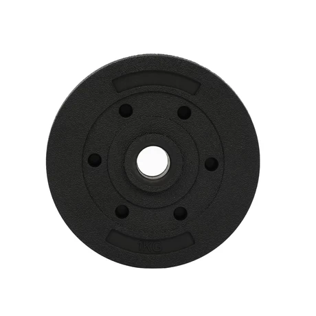 Disco de Cemento 1 Kg para Barra PVC Negro