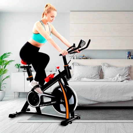 Bicicleta Spinning Fitness Negro