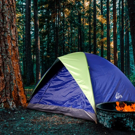 Carpa de Camping Fun para 2 Personas Azul