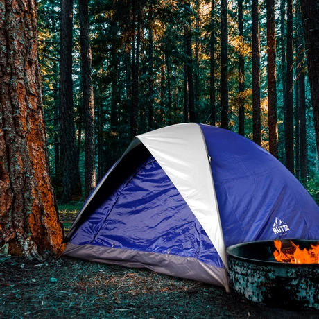 Carpa de Camping Fun para 2 Personas Azul - vista alternativa