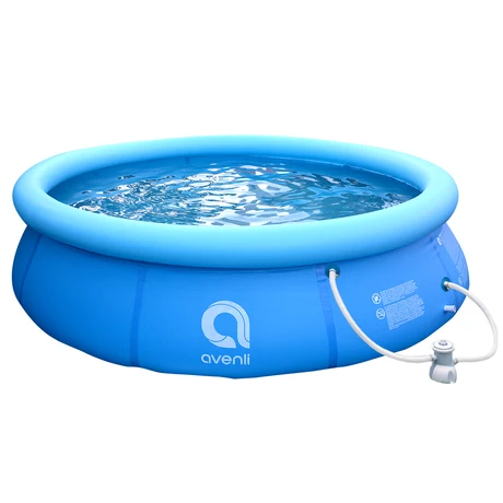 Piscina Inflable con Filtro 3.618 Litros 76x300 cm Celeste