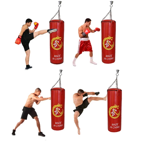 Saco de Boxeo Punching Ball 80 cm Rojo