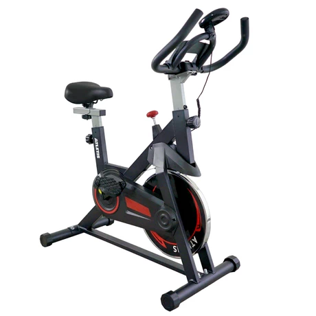 Bicicleta Spinning Atletis K100 Volante de Inercia 6Kg Rojo