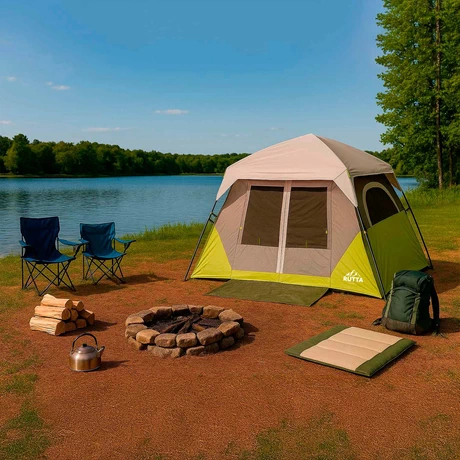 Carpa Instantánea QuickCamp 6 Personas