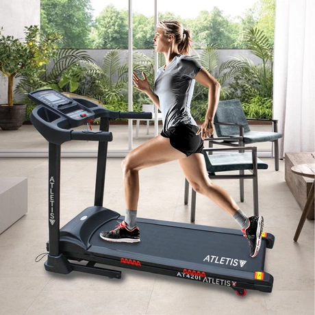 Trotadora Eléctrica con Inclinación Automática AT420I