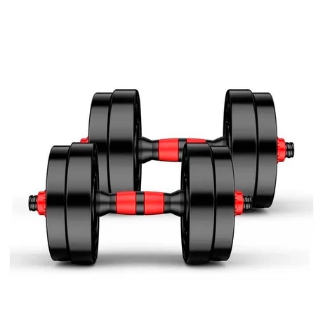 Set Mancuerna Barra Armable 20 Kg