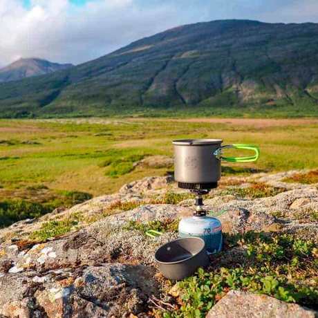 Set de Ollas para Camping Outdoor Gris - vista alternativa