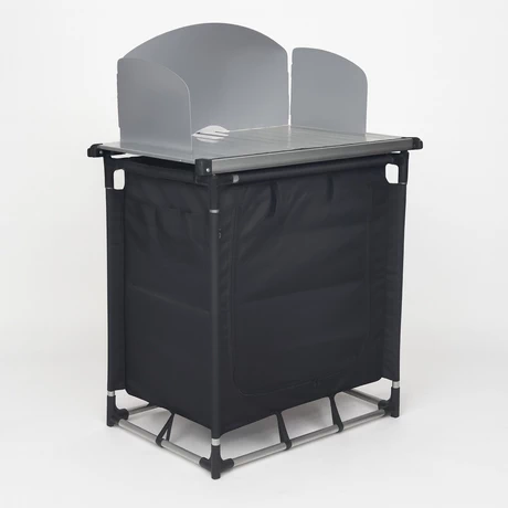 Mesa de Cocina Plegable Camping Negra