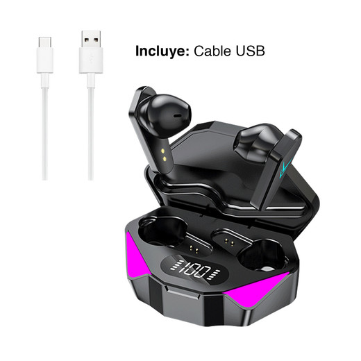 Audífonos Gamer Earphones X15 Negro