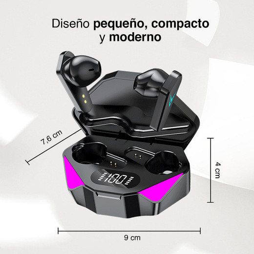Audífonos Gamer Earphones X15 Negro
