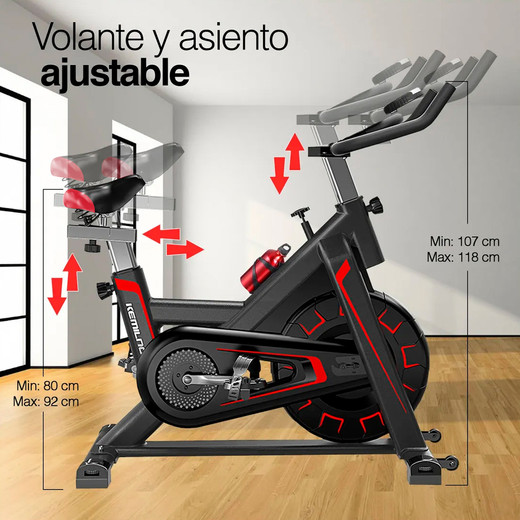 Bicicleta Spinning Dynamic Indoor Fitness Volante de Inercia 6 Kg