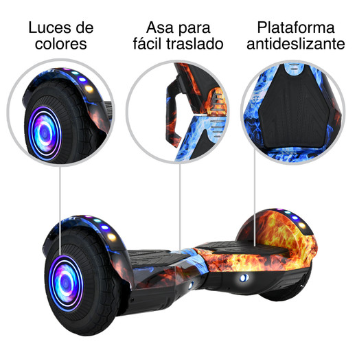 Hoverboard Bluetooth Luces 8