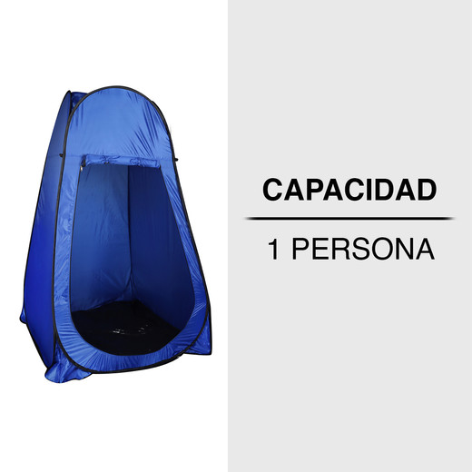 Vestidor de Camping Azul