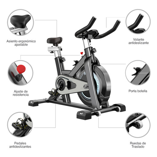 Bicicleta Spinning Home Tecnología Pro Fitness