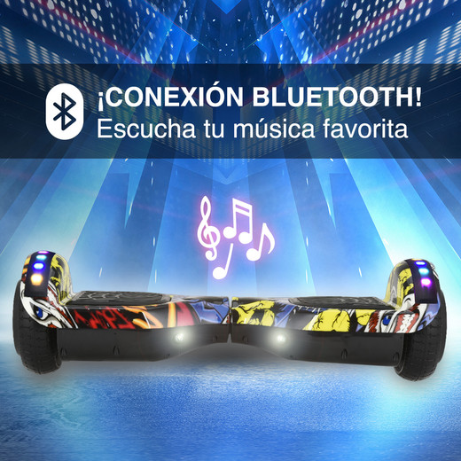 Hoverboard Bluetooth Luces 6,5