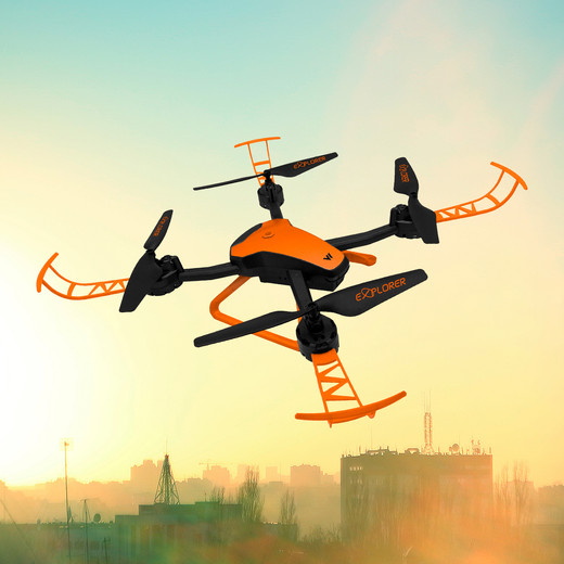 Drone A30 con Cámara HD y WiFi Naranjo